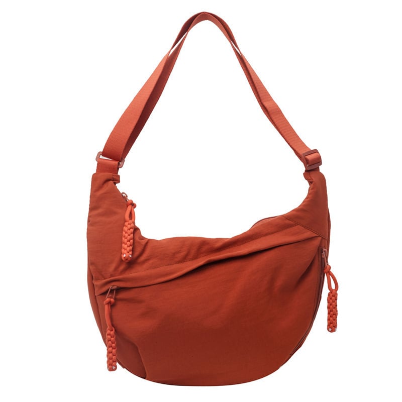 🎉Hete verkoop - 50% UITVERKOOP😍Designer Directe Verkoop👜Vrouwen Mode Effen Kleur Nylon Crossbody Hobo Tas