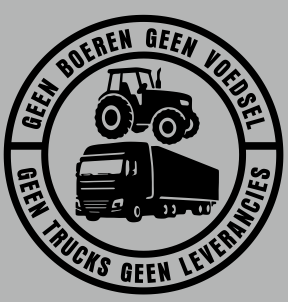 ⚡⚡50% KORTING!!! 🚜Autosticker: 🌾Geen boeren, geen voedsel – geen vrachtwagens, geen leveringen🚛