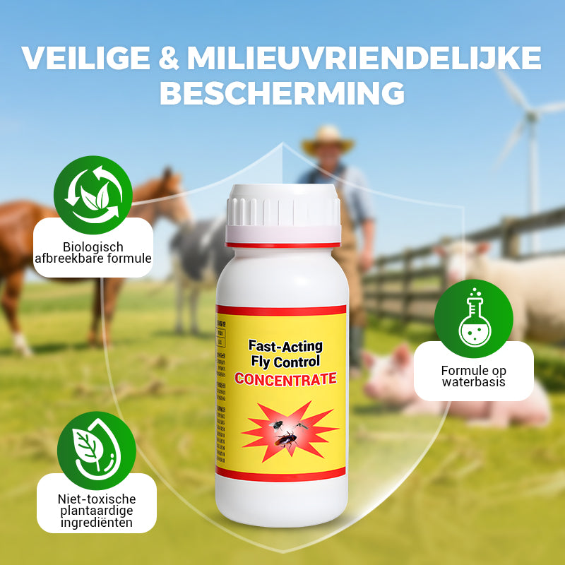 Universeel Hoogrenderend en Veilig Vliegenbestrijdingsmiddel