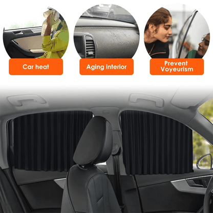 🌥️🔥 Universele magnetische zonnescherm voor zijruiten van de auto 🚗