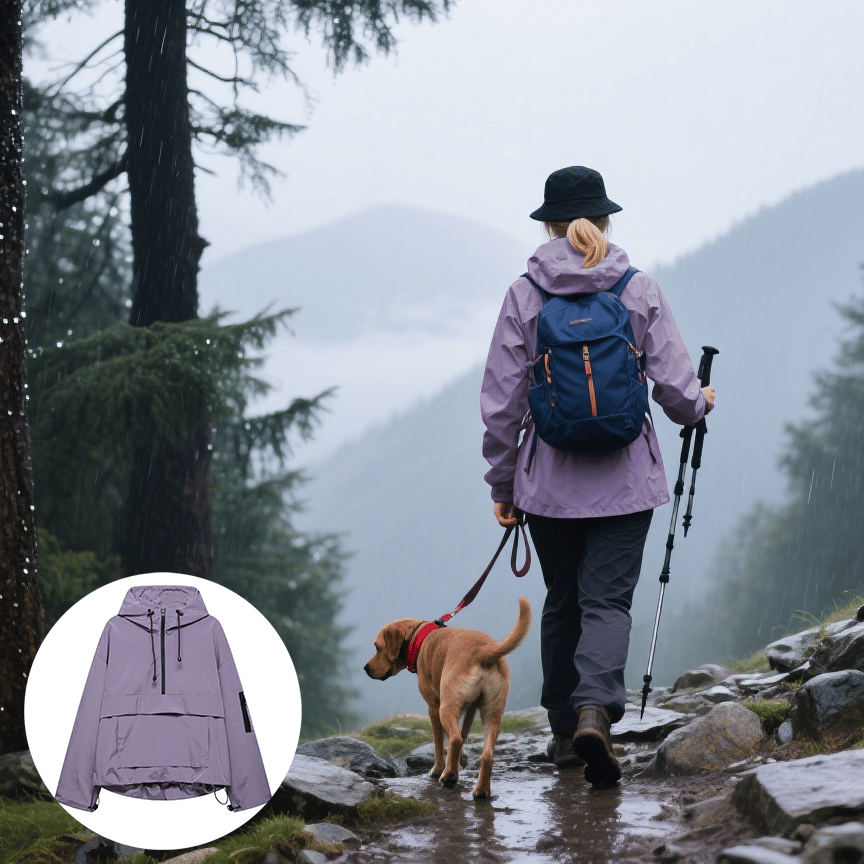 🍂Herfstuitverkoop 49% KORTING🍁🌧️💧3-in-1 waterdichte damesjas – regen, wind en kou, alles gedekt