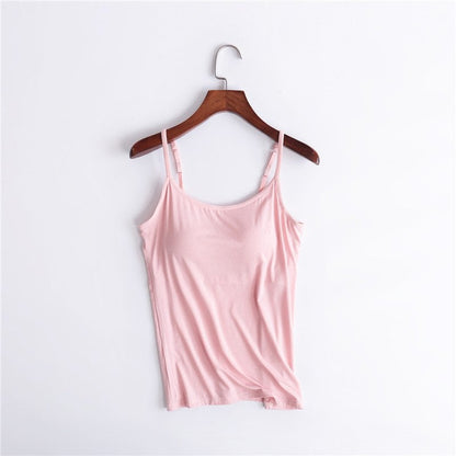 Halster vest voor dames - ingebouwde gewatteerde bh vest