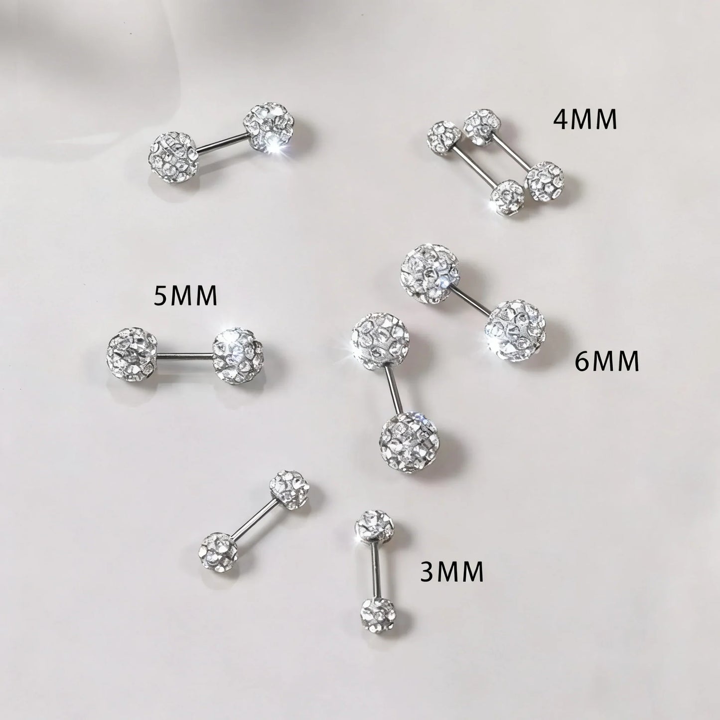 🌟Schitterende diamanten bolvormige oorbellen 🌟