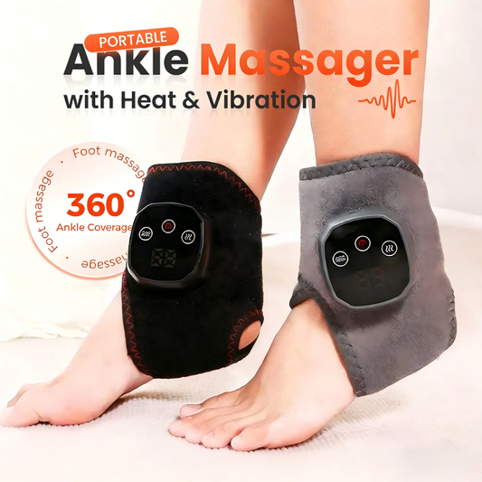 🦶【De draagbare thermische powerbank】— Warmtetherapie + vibratie, voor een diepe “reset” van uw enkels! ✨🌀