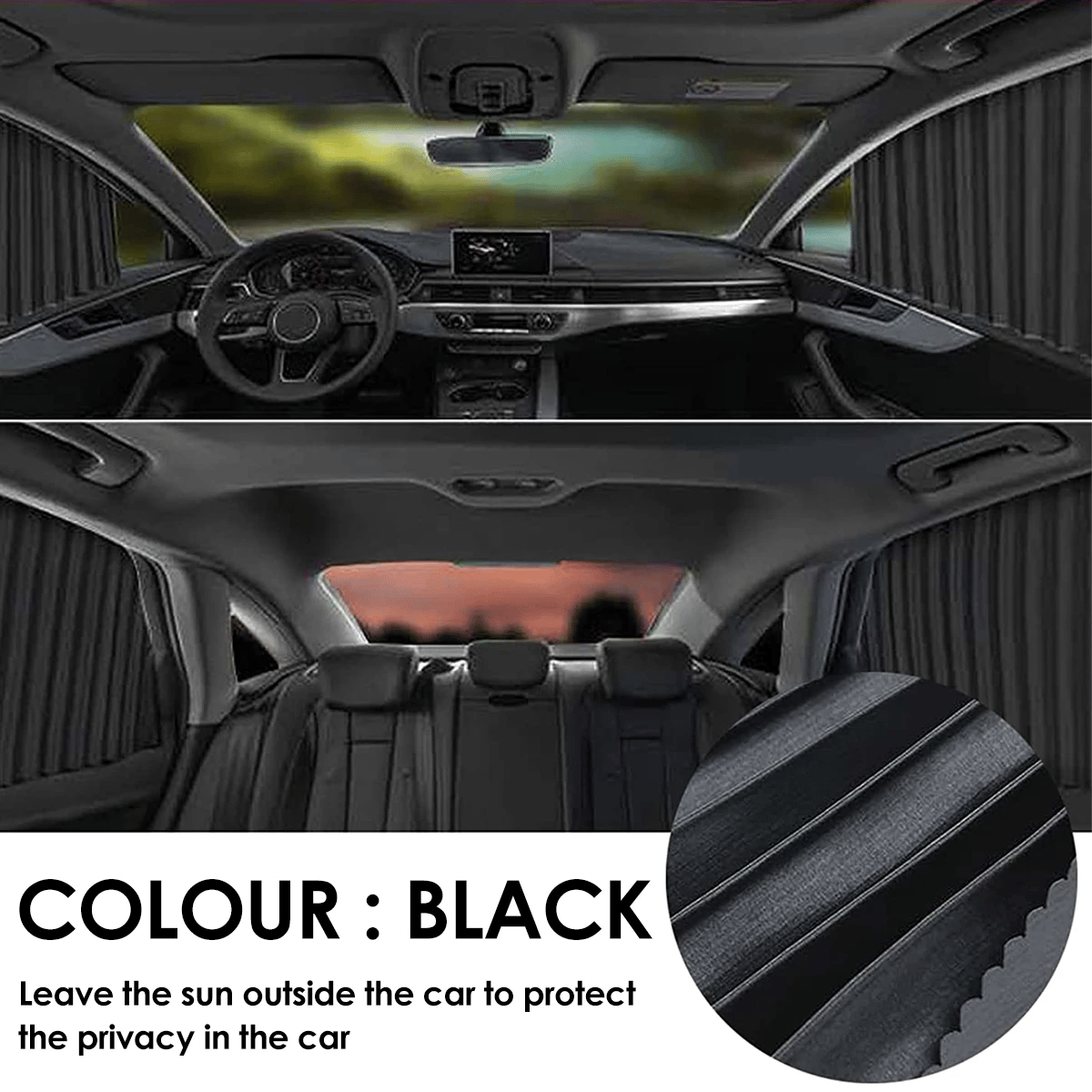 🌥️🔥 Universele magnetische zonnescherm voor zijruiten van de auto 🚗