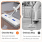 🧼🌀 Verbeterde Chenille vlakmop! 3 seconden waterabsorptie + 180° vloeromhulling, geen dode hoeken meer 🚀