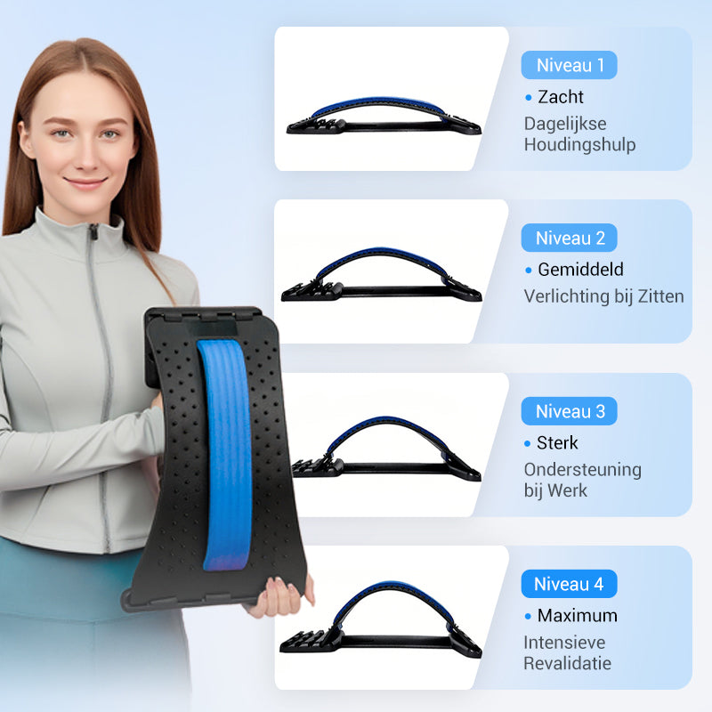 🧲💆‍♂️Rugpijn en stijfheid verlichten zonder naar een fysiotherapeut te hoeven – Magnetische Rugstretcher | 15 min/dag 🧲💪