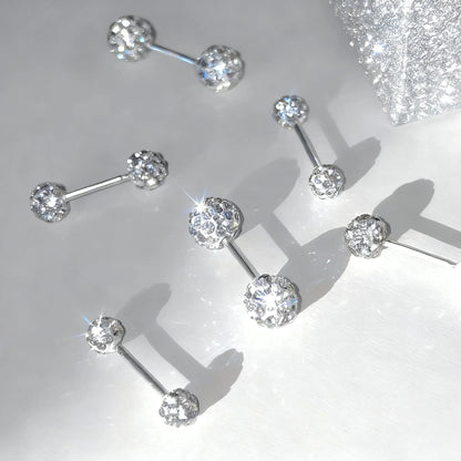 🌟Schitterende diamanten bolvormige oorbellen 🌟