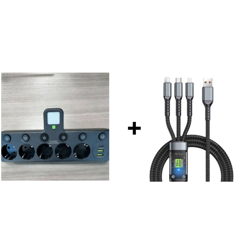 Slimme stekkerdoos met USB-poorten