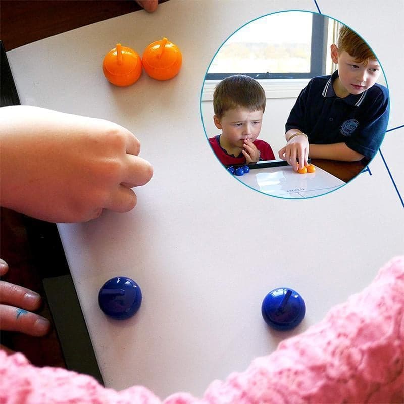 Krullend spel op tafel-Het perfecte feestelijke familiespel