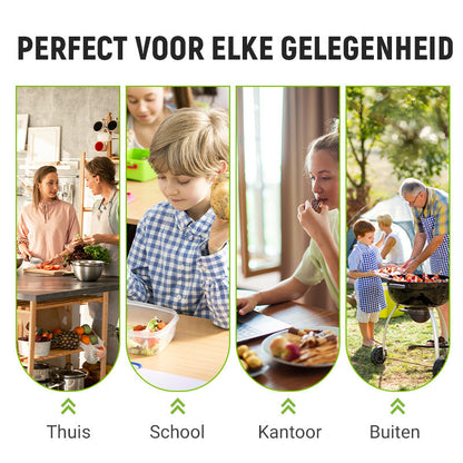 🍗Koop 2, krijg 1 gratis 🥦Herbruikbare afsluitbare opbergzakken van aluminiumfolie