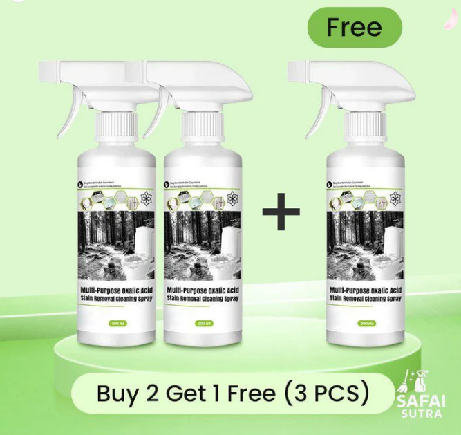 🌿🧼【Hoogwaardige oxaalzuurreiniger】— Eén keer spuiten, één keer afvegen en hardnekkige vlekken verdwijnen onmiddellijk! 🚫🧽