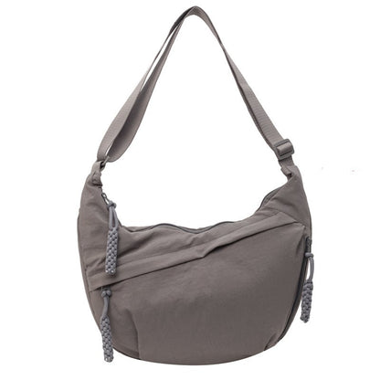 🎉Hete verkoop - 50% UITVERKOOP😍Designer Directe Verkoop👜Vrouwen Mode Effen Kleur Nylon Crossbody Hobo Tas