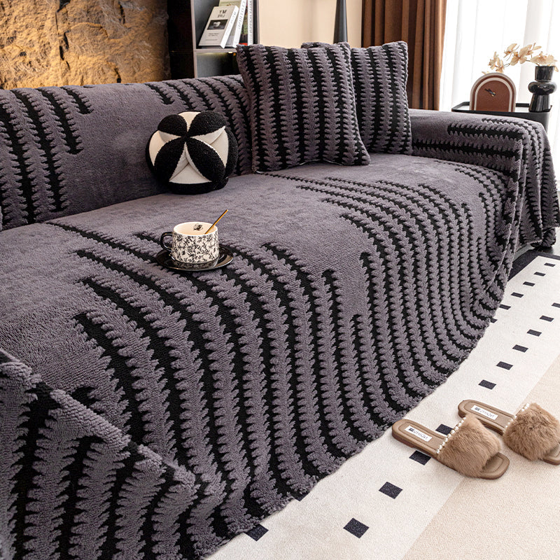 ⏰50% KORTING – LAATSTE KANS⏰ Pluche Sofaovertrek – Dik, Antislip & Pluche Warm – Geef je Oude Bank Nieuw Leven – Voor Herfst & Winter! 🔥