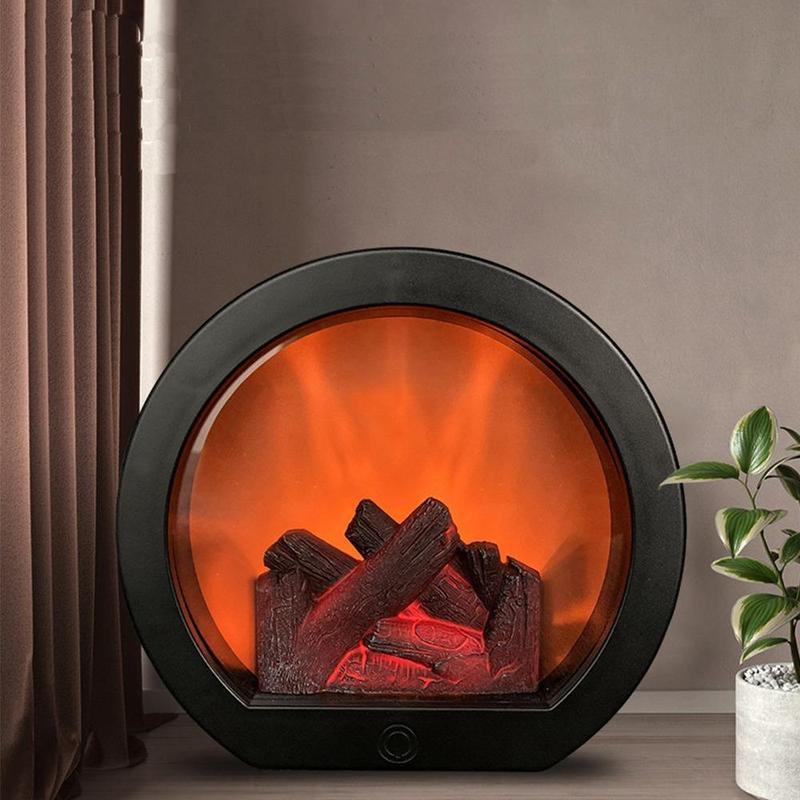 🪔 【Vlamloze LED-haardlantaarn】— Breng de gezellige gloed van een open haard naar elke muur! 🌌✨