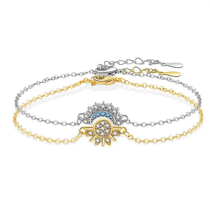 ❄️Zomerfresh 50% Korting!❤Elegante Zon & Maan Armband Set