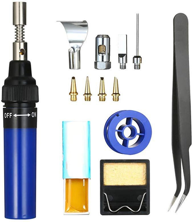 🔥🔧 50% KORTING! Nooit meer een stopcontact nodig! Deze draadloze butaan soldeerbout bereikt 1300°C en werkt overal – solderen, snijden & repareren in één!
