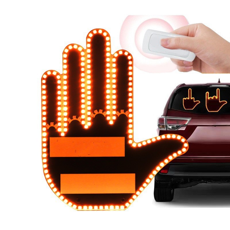 🎁Christmas Hot Sale 50% OFF🎄Middle Finger Gesture Light with Remote