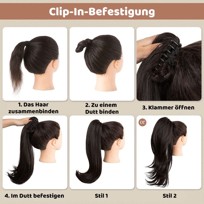 💕LAATSTE DAG VAN DE PROMOTIE - 50 % KORTING💕Krullend, golvend kroeshaar met paardenstaart