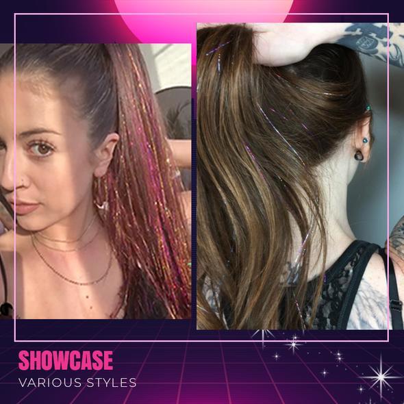 📢📢50% KORTING!! ⏰ 14-delige set glitter satijnen haaraccessoires ✨