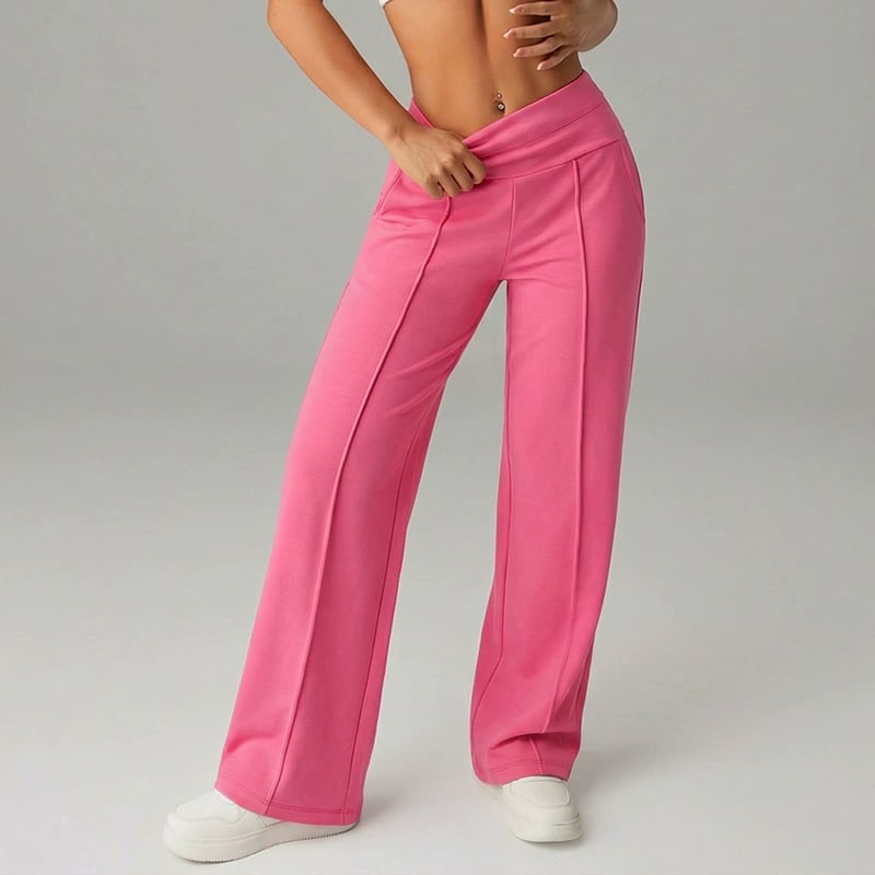 🥳Uitverkoop 2026🧘‍♀️Hoge taille wijde broek voor dames – Zachte, rekbare stof die je buik subtiel afslankt! Geschikt voor elk figuur, geeft een slank silhouet.