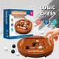 ♟️🌀 Logic Chess Track Game Set, geschikt voor 2-4 spelers, perfect voor gezellige spelletjesavonden met het gezin ✨💫