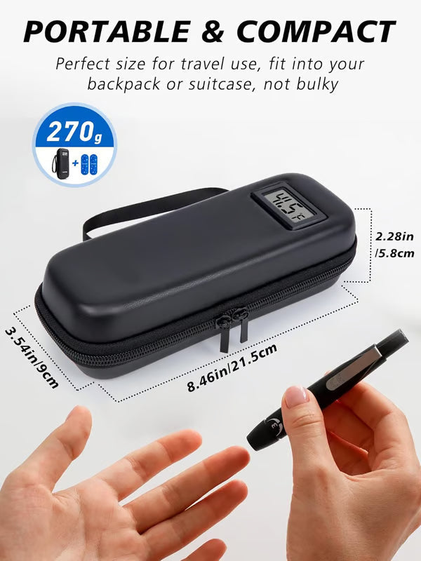💉🌡️ 50% KORTING! Nooit meer zorgen over je insuline onderweg! Deze koeltas met temperatuurdisplay houdt je medicatie 6-8 uur koel – compact, licht en TSA-goedgekeurd!