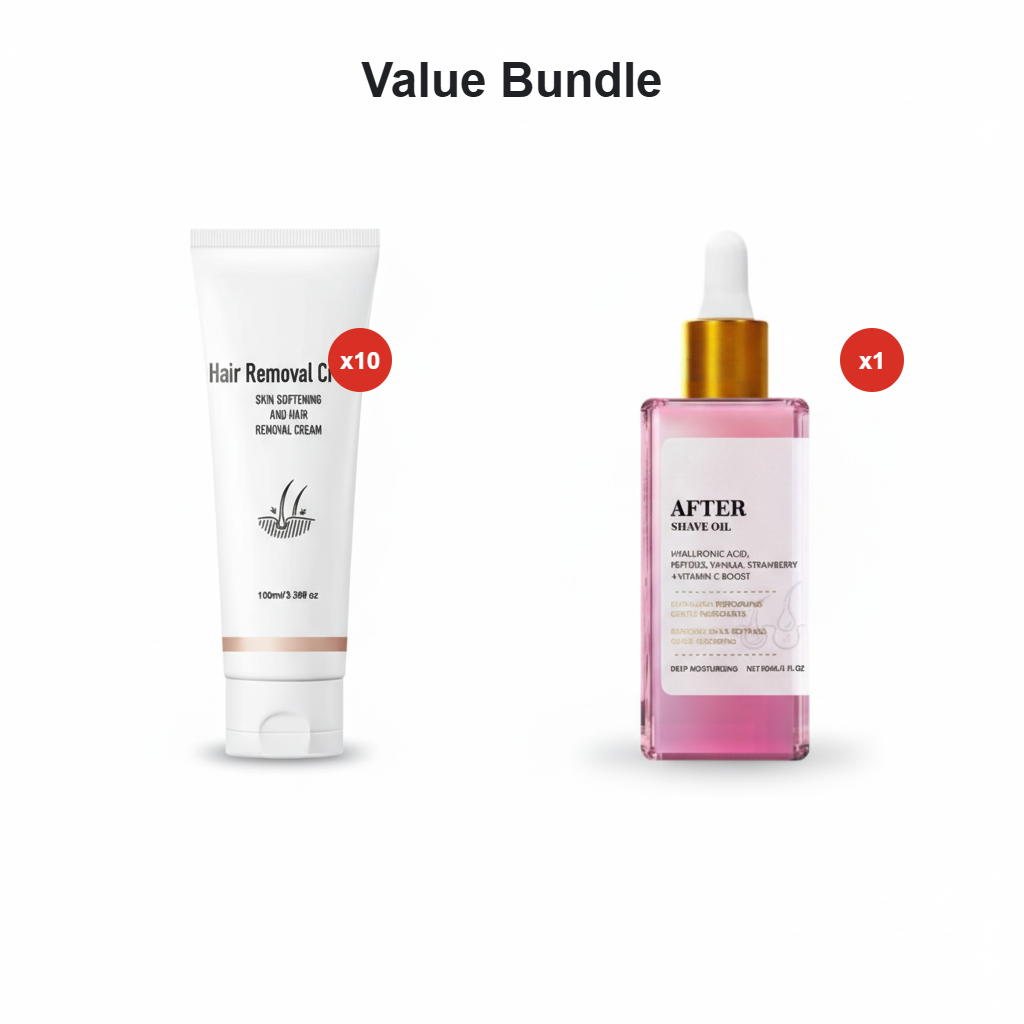 ✨ Vergeet stoppels en irritatie! Deze mild geurende ontharingscrème maakt je huid zijdezacht, zelfs op delicate plekjes.