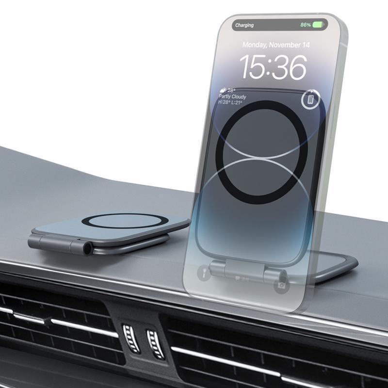 ✨Magnetische telefoonhouder met sterke houdkracht — kleeft als een magneet, staat als een rots!📱⚡