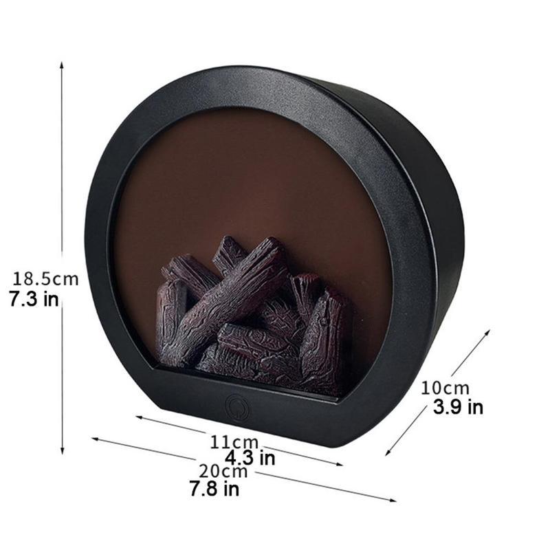 🪔 【Vlamloze LED-haardlantaarn】— Breng de gezellige gloed van een open haard naar elke muur! 🌌✨
