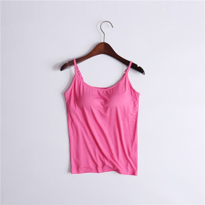 Halster vest voor dames - ingebouwde gewatteerde bh vest
