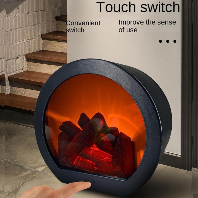 🪔 【Vlamloze LED-haardlantaarn】— Breng de gezellige gloed van een open haard naar elke muur! 🌌✨