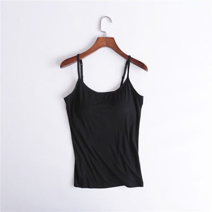 Halster vest voor dames - ingebouwde gewatteerde bh vest