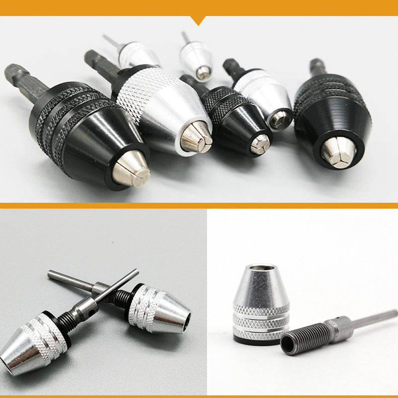 🔧 NU 50% KORTING! 3-klauwspantang voor elektrische schroevendraaiers en boormachines – sleutelloos, snelwisselbaar en compatibel met ronde en zeskantige schachten – perfect voor hobby's, renovaties en precisiewerk 🛠️✨