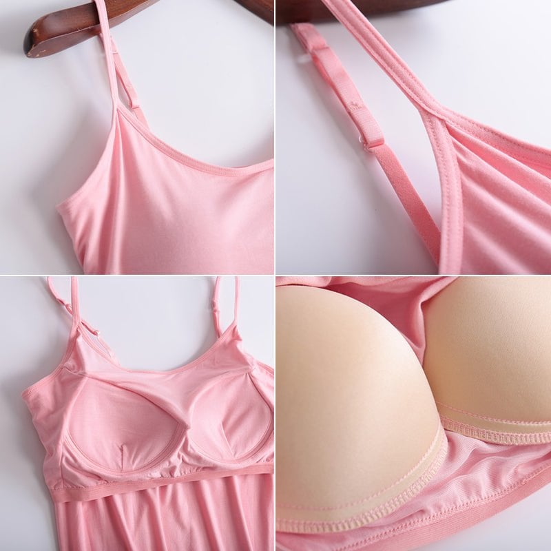 Halster vest voor dames - ingebouwde gewatteerde bh vest