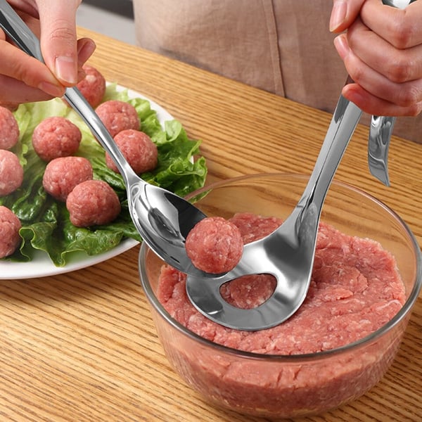 🍝Koop 1, Krijg 1 GRATIS – Gehaktbalmaker van Roestvrij Staal, Makkelijk in Gebruik🍝