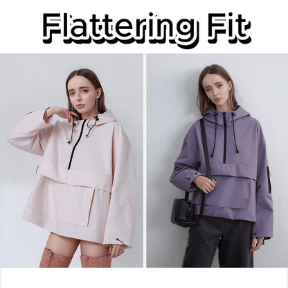 🍂Herfstuitverkoop 49% KORTING🍁🌧️💧3-in-1 waterdichte damesjas – regen, wind en kou, alles gedekt