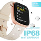 ⌚Slimme horloge voor dames en heren, fitnesstracker met beantwoorden/bellen, fitnesshorloge met slaaptracker/100 sporten/IP68 waterdichte stappenteller✨