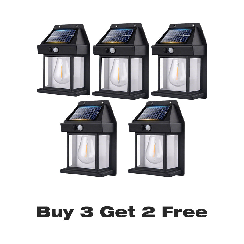 ⏳Time-Limited Special⏰Solar Wall Light with Motion Sensor – Weatherproof, Auto On/Off, Easy Install for Garden & Pathway 🌟