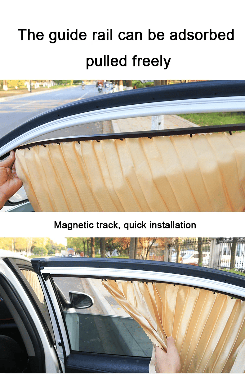 🌥️🔥 Universele magnetische zonnescherm voor zijruiten van de auto 🚗