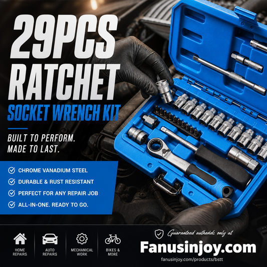 🥳HOT SALE🥳💞50K+ VERKOCHT! Ratelsleutelset – Vanaf £39.99! 29-delig, chroom-vanadium & opbergkoffer. Repareer alles – bestel nu! ✅