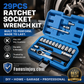 🥳HOT SALE🥳💞50K+ VERKOCHT! Ratelsleutelset – Vanaf £39.99! 29-delig, chroom-vanadium & opbergkoffer. Repareer alles – bestel nu! ✅