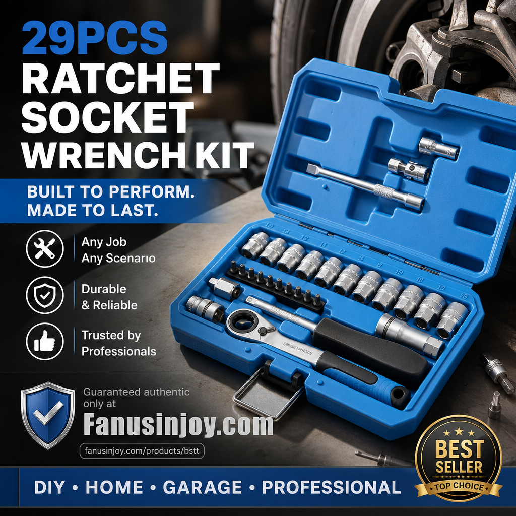 🥳HOT SALE🥳💞50K+ VERKOCHT! Ratelsleutelset – Vanaf £39.99! 29-delig, chroom-vanadium & opbergkoffer. Repareer alles – bestel nu! ✅
