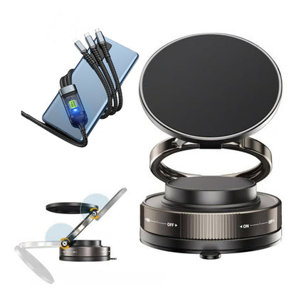 360° verstelbare magnetische telefoonhouder met zuignap