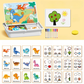 🔥Magnetische puzzels Face Dress Up Reisspel Dubbelzijdig Educatief leerspeelgoed voor kleuter