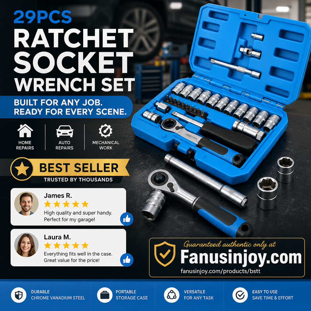 🥳HOT SALE🥳💞50K+ VERKOCHT! Ratelsleutelset – Vanaf £39.99! 29-delig, chroom-vanadium & opbergkoffer. Repareer alles – bestel nu! ✅
