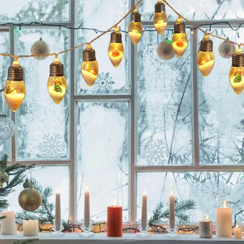 🎄Kerstmis Vintage Decor Lichtslinger - Led-lampen Lichtslingers🎅