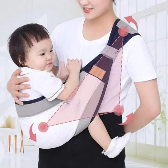 👶 NU 50% KORTING! 4-in-1 Draagzak met Ademend Mesh – Voor & Achter Dragen | 0–36 Maanden | Dicht bij Je Baby & Handen Vrij ✨