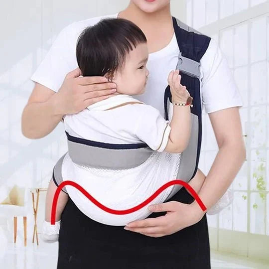 👶 NU 50% KORTING! 4-in-1 Draagzak met Ademend Mesh – Voor & Achter Dragen | 0–36 Maanden | Dicht bij Je Baby & Handen Vrij ✨
