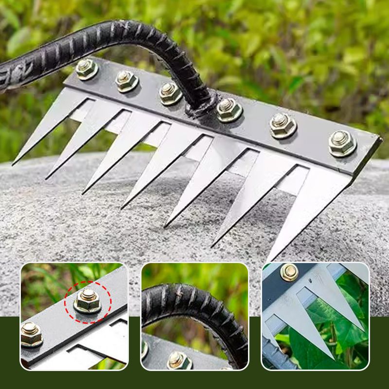 🌿 Koolstofstalen Onkruidhark – Kies uit 5, 6, 7 of 8 tanden voor élke grondsoort! Duurzaam, roestvrij & ideaal voor de Nederlandse tuin. 💪🧤✨